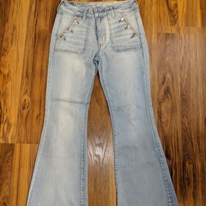 American eagle boho Artist Jeans 8